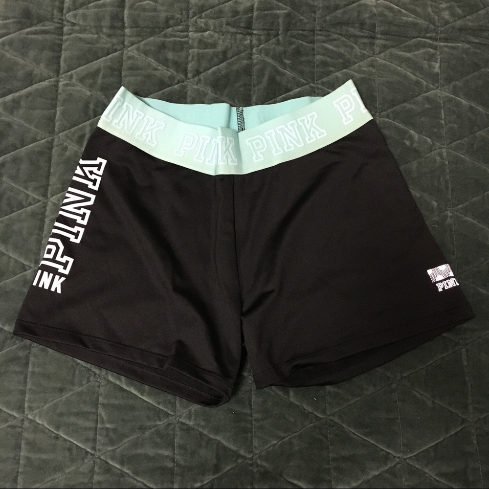 Victoria’s Secret PINK Black Spandex Shorts in SM